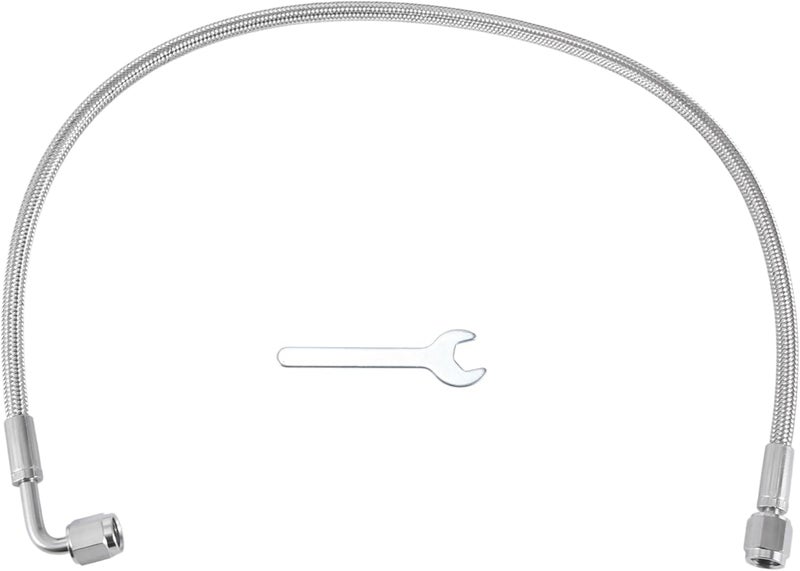 TUCKBOLD AN4 Turbo Oil Feed Line Kit 22" Pressure Remote Turbocharger Oil Drain Return Line with Adapter,Wrench 1 Set - Image 1
